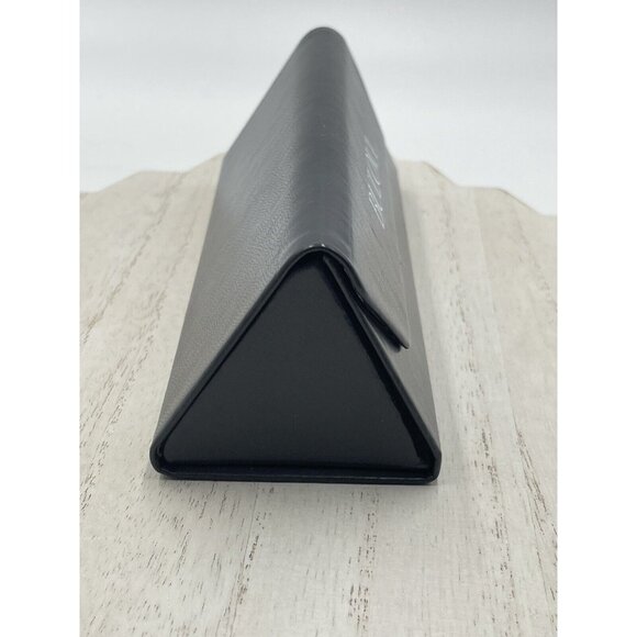 BULOVA Eyeglasses /Sunglasses Case Hard Collapsible Triangular Shell Gray - Picture 5 of 11